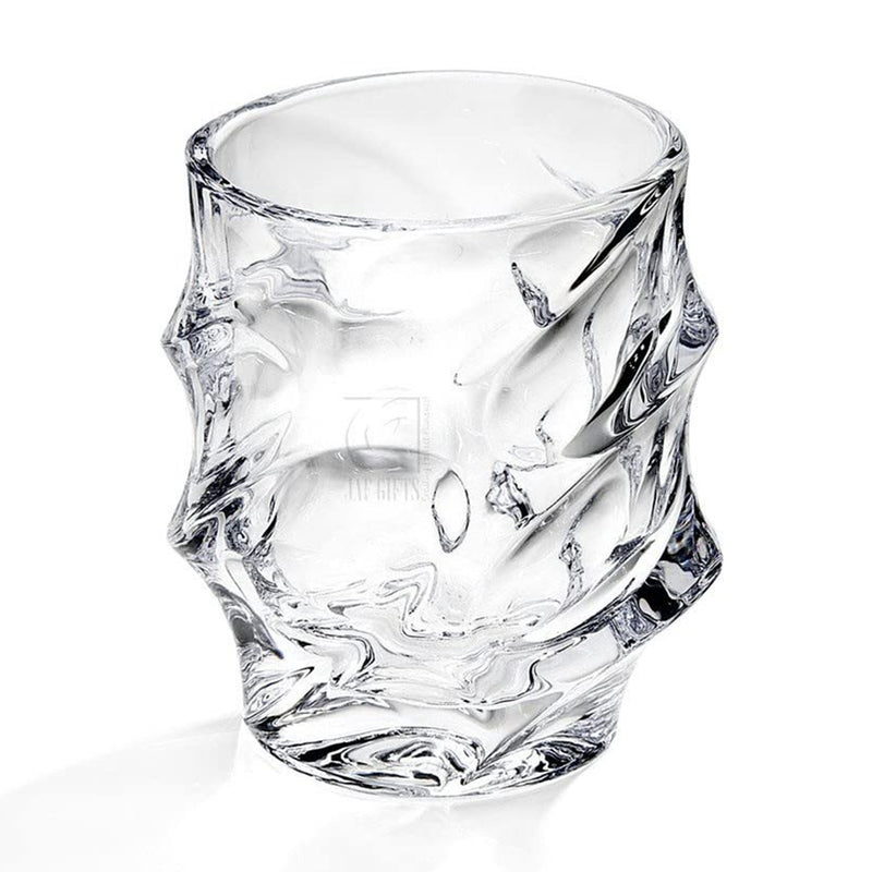 4" Vase Crystal Swirl