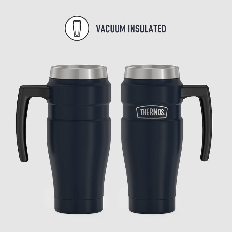 Thermos Stainless King Vacuum Insulated Stainless Steel Mug, 16oz