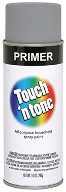Touch N Tone Spray Paint 55279830, 10 oz, Flat Primer Gray