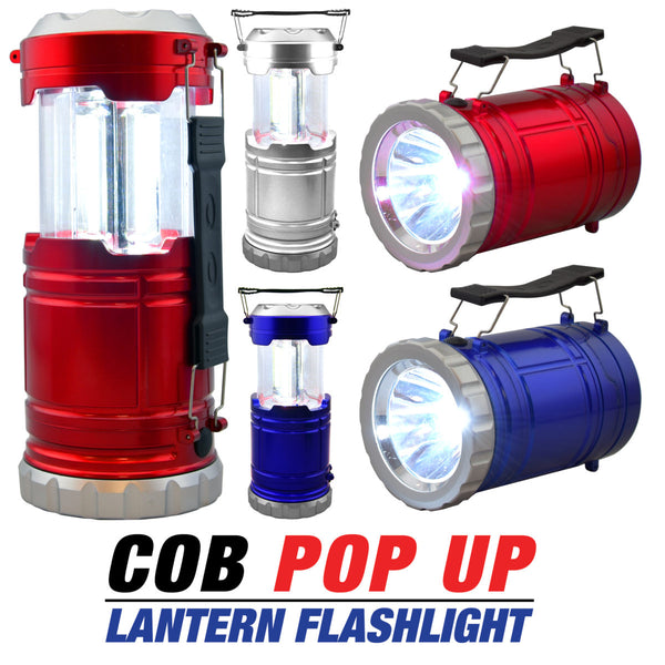 Po Up Lanterns with Spotlight Flash Light