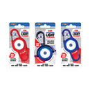 Three Blazing COB Carabiner Lights in red, blue, and black, each with 35 lumens of brightness and a flasher function, packaged for retail sale.