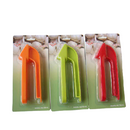 Manual garlic peelers featuring an arrow shape for quick and effortless peeling.
