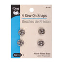 4 Sew On Snap Nickle