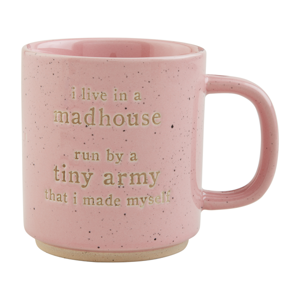 Mud Pie Pink Funny Mom Mug