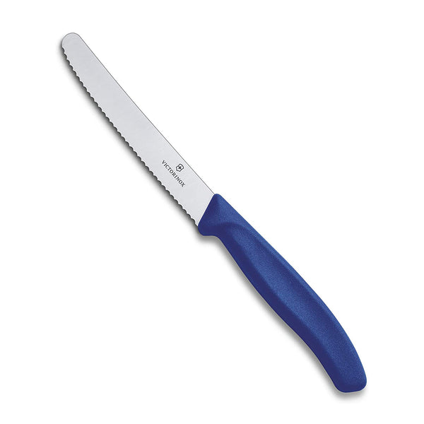 Victorinox 4" Blue Serrated  Knife