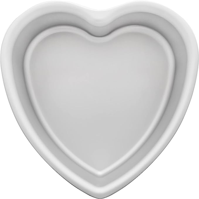 Fat Daddios Anodized Aluminum, Heart Pan, 8 in x 3 in