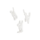 Umbra Buddy Decorative Wall Mounted Hooks Set of 3, White