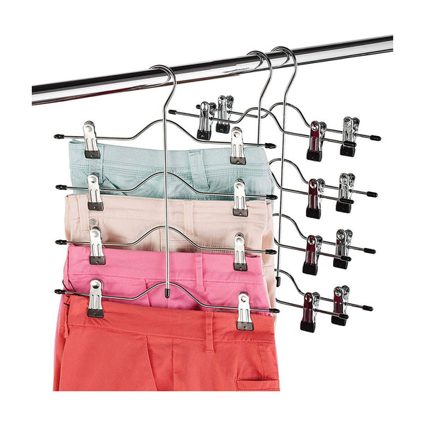 Skirt Hangers With Clip 3pk