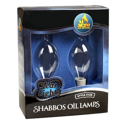 Tear Drop Shape Glass Lamp Oil 2pk