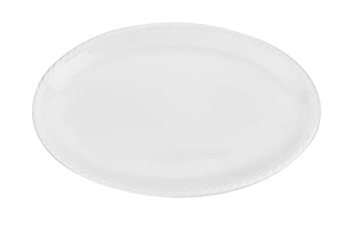 Godinger Oval Porcelain Serving Platter, 10"X6"