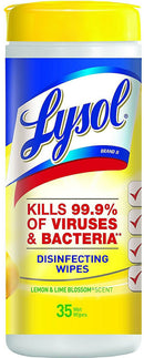 Lysol Disinfecting Wipes, Lemon and Lime Blossom 35ct