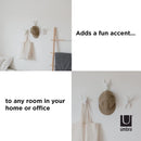 Umbra Buddy Decorative Wall Mounted Hooks Set of 3, White
