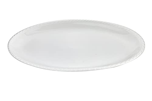 Godinger Porcelain Oval Serving Platter, 12X16 Inches
