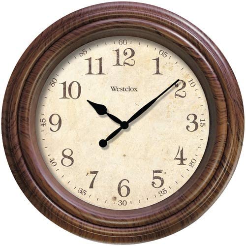 10" Woodgrain Wall Clock