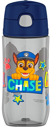 THERMOS FUNTAINER 16 Ounce Plastic Hydration Bottle with Spout, Paw Patrol