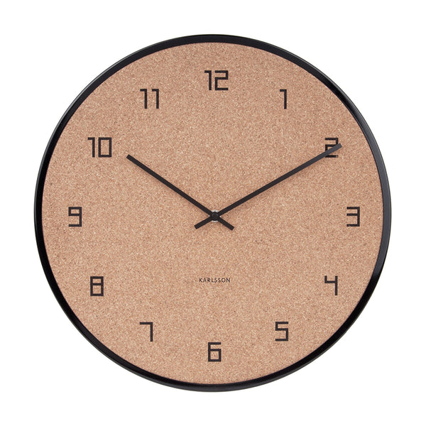 Wall Clock Modest Cork