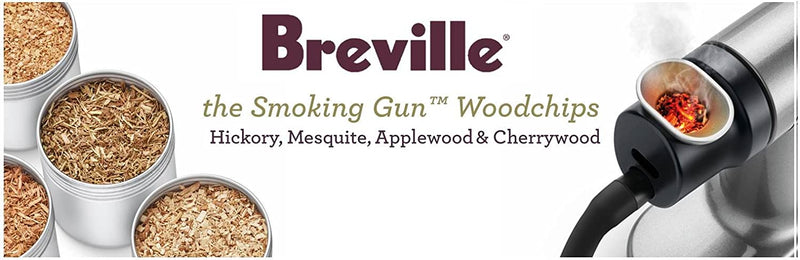 Breville Smoking Gun Pro Hickory, Mesquite, Applewood, and Cherrywood
