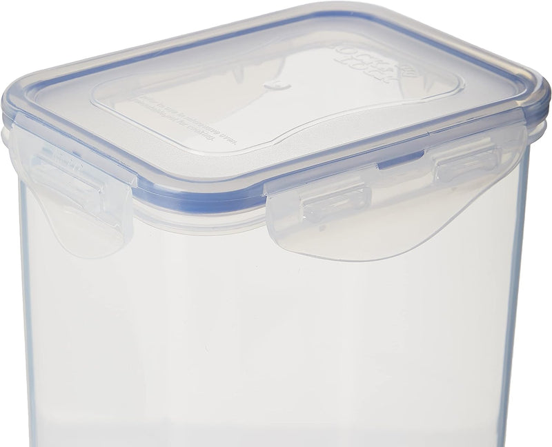 LocknLock Easy Essentials Pantry Rectangular Food Storage Container, 5.5 Cup - Clear