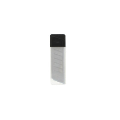 10pc 3/4" Breakaway Utility Knife Blades in a Convenient Dispenser Case for Easy Access