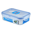 LocknLock Easy Essentials Food Storage lids/Airtight containers, BPA Free, Rectangle-12 oz-for Snacks, Clear