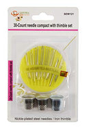 Uniware 30-Count Needle Compact with Thimble Set