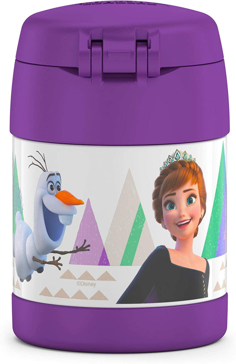 THERMOS FUNTAINER 10 Ounce Stainless Steel Vacuum Insulated Kids Food Jar, Frozen 2