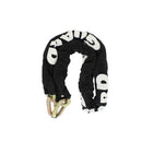 Black heavy-duty security chain with hardened metal links.