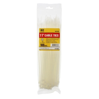11" Clear Cable Ties