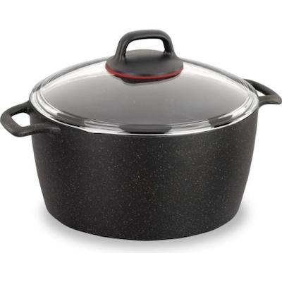 6.87qt Gusto Volcanic Sauce Pan with Lid Cooker