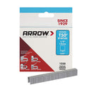 Arrow T50 Staples, a common size for heavy-duty staplers and staple guns, shown in their yellow and black retail packaging.