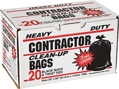 Contractor Bag Black 20pk