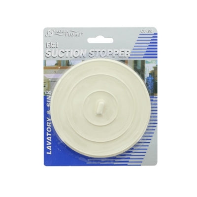 Flat suction stopper