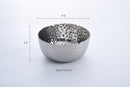Large Ceramic Silver Round Bowl