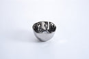 Ceramic Small 5.5" X 3" Silver Bowl