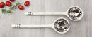 Salad Server Set  White