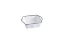 White Ceramic Square Baking Dish with Silver Pearls