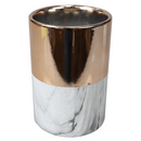 Utensil Holder Copper and Marble Design Athena