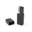 Black compact case with a set of stainless steel bar tools.