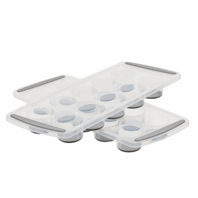 White Ice Cube Trays, 2-Pack