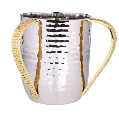 Stainless Steel Wash Cup With Mosaic Handles