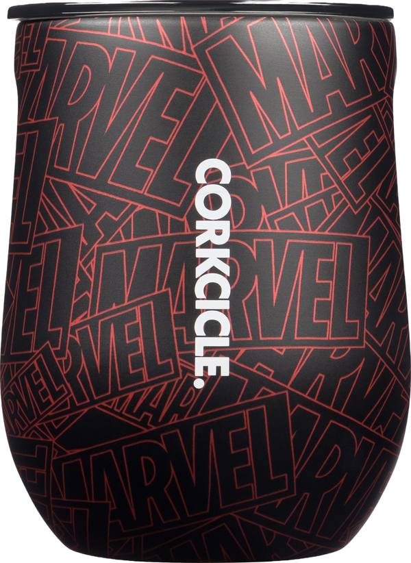 Corkcicle 12 oz. Stemless Cup - Marvel Logo