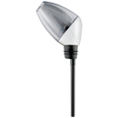 Houdini Deluxe Chrome Wine Aerator and Pourer featuring a polished chrome body and a clear, angled spout for drip-free pouring and optimal aeration.