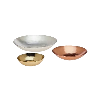 Godinger Metal Pinch Plate Set of 3 in Multi Lord & Taylor