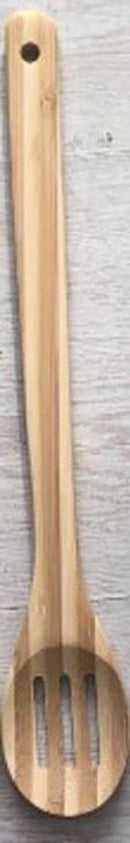 Bamboo Slotted Spoon 15.7"
