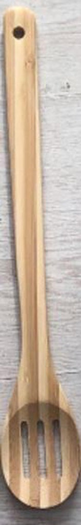 Bamboo Slotted Spoon 15.7"