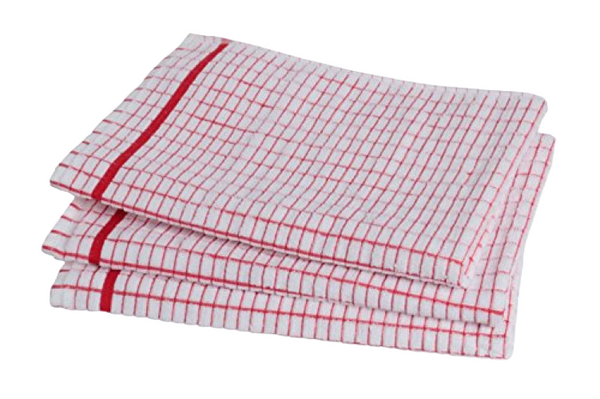 100% Cotton Dish Towels (Red)