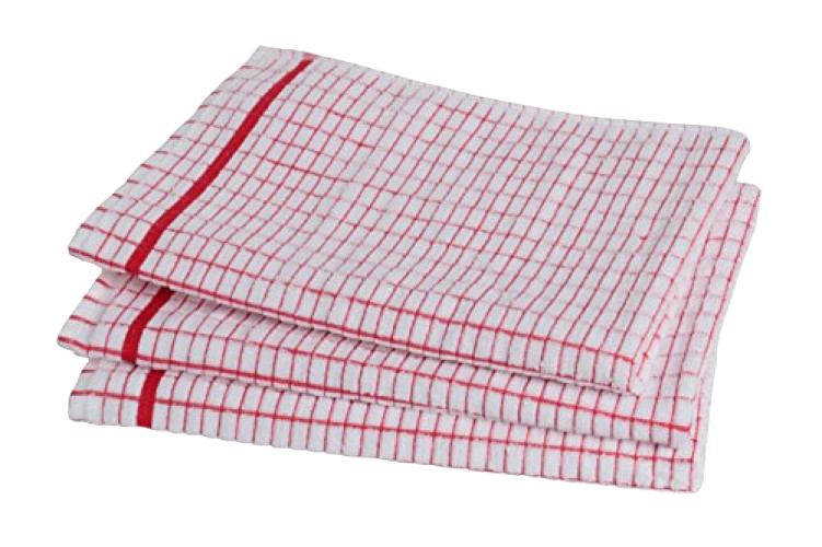100% Cotton Dish Towels (Red)
