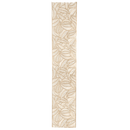 Laser Cut Leaves Shape Table Runner Gold 14" X 72"