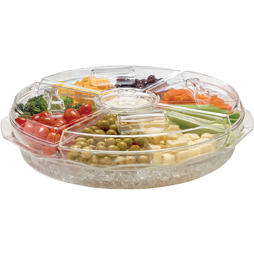 Iced serving platter deals