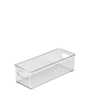 Simplify Small Narrow Vertical Stripe Cabinet Organizer Clear